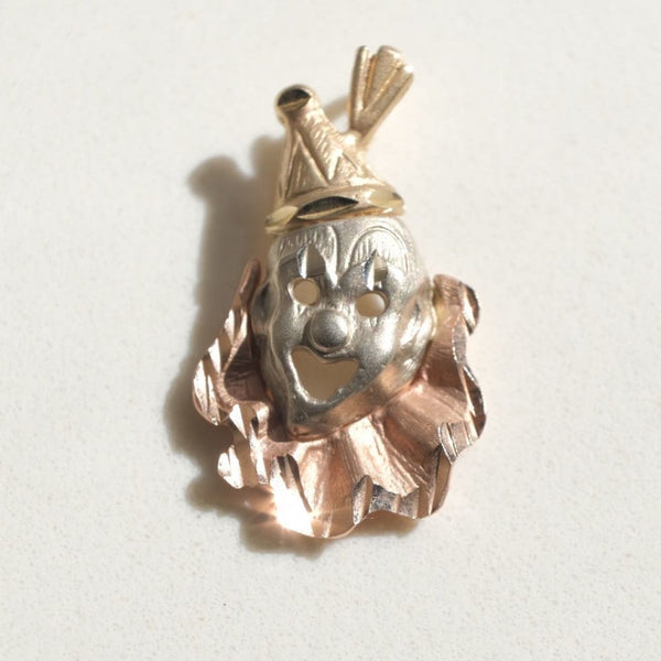 SOLD Mixed Gold Clown Charm