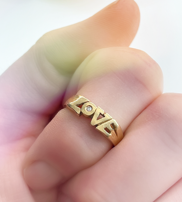 SOLD! Love Diamond Ring