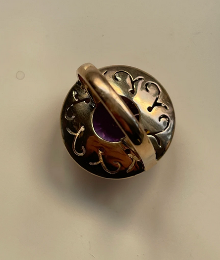 1950s Soviet Alexandrite Ring