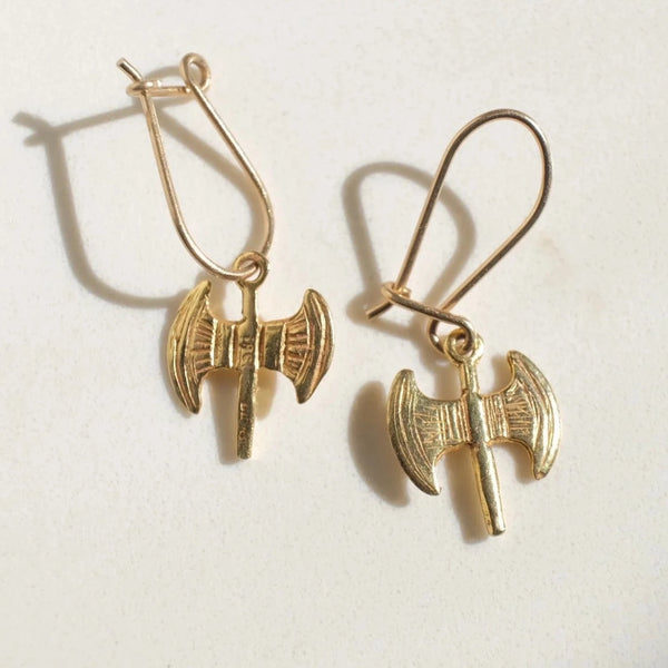 14k gold minecraft earirngs