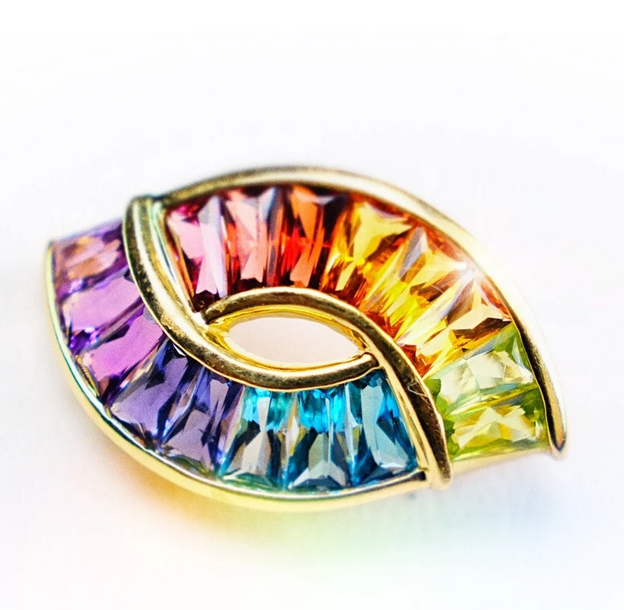SOLD! RARE H.Stern Rainbow Collection Pendant – peacocktaco