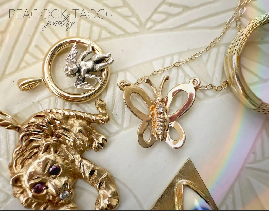 Tiger Pendant Diamond + Rubies