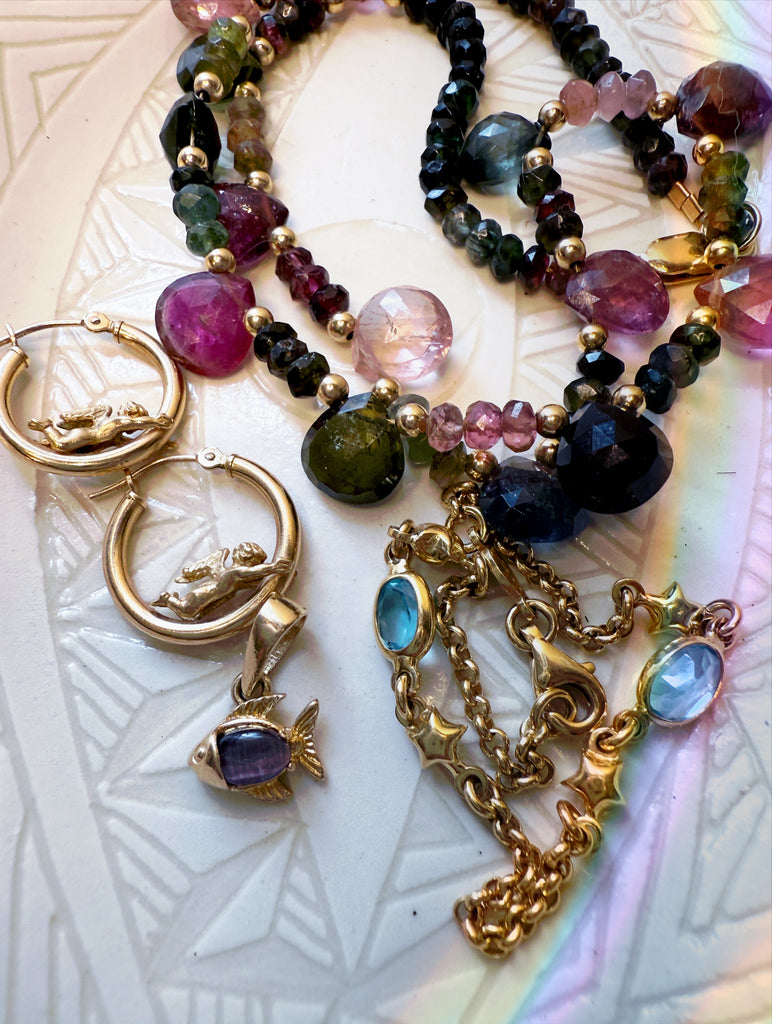 Topaz Star Bracelet 18k