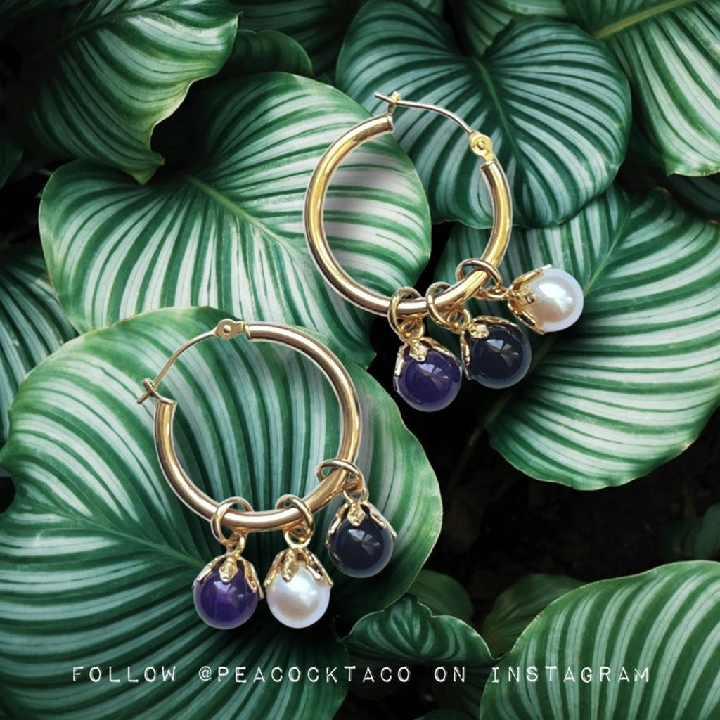 Charmy Hoop Earrings