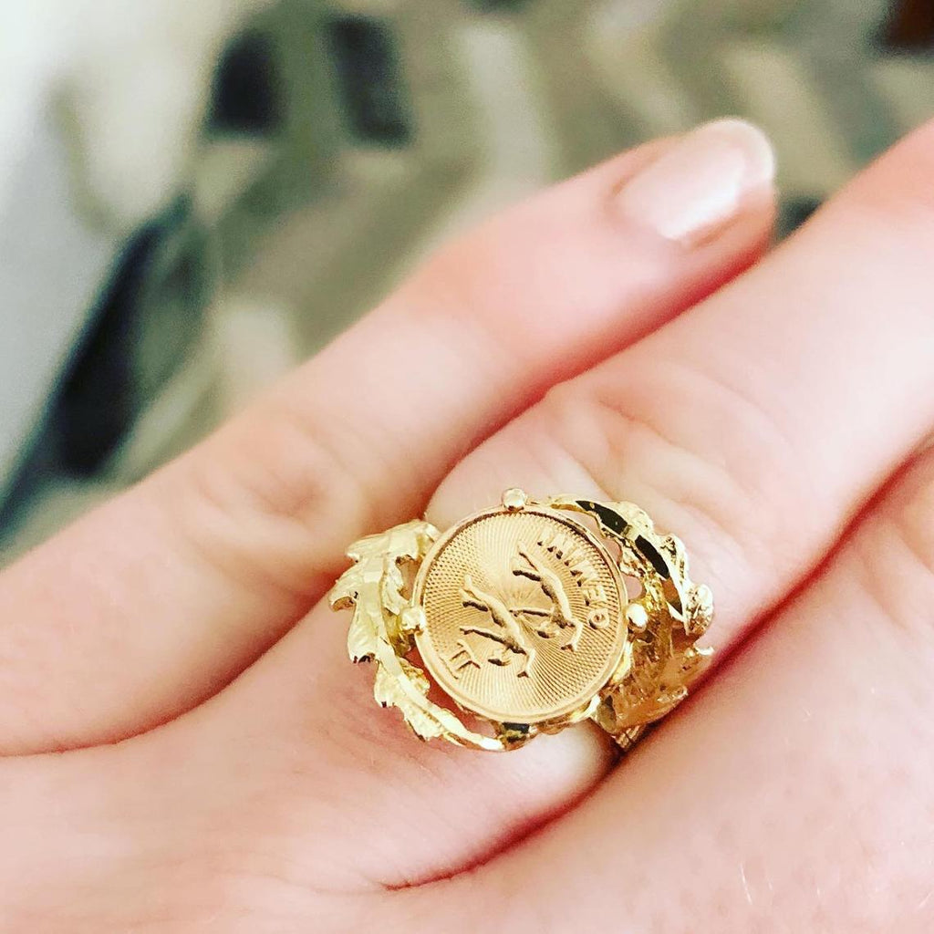 SOLD Gemini Zodiac Ring