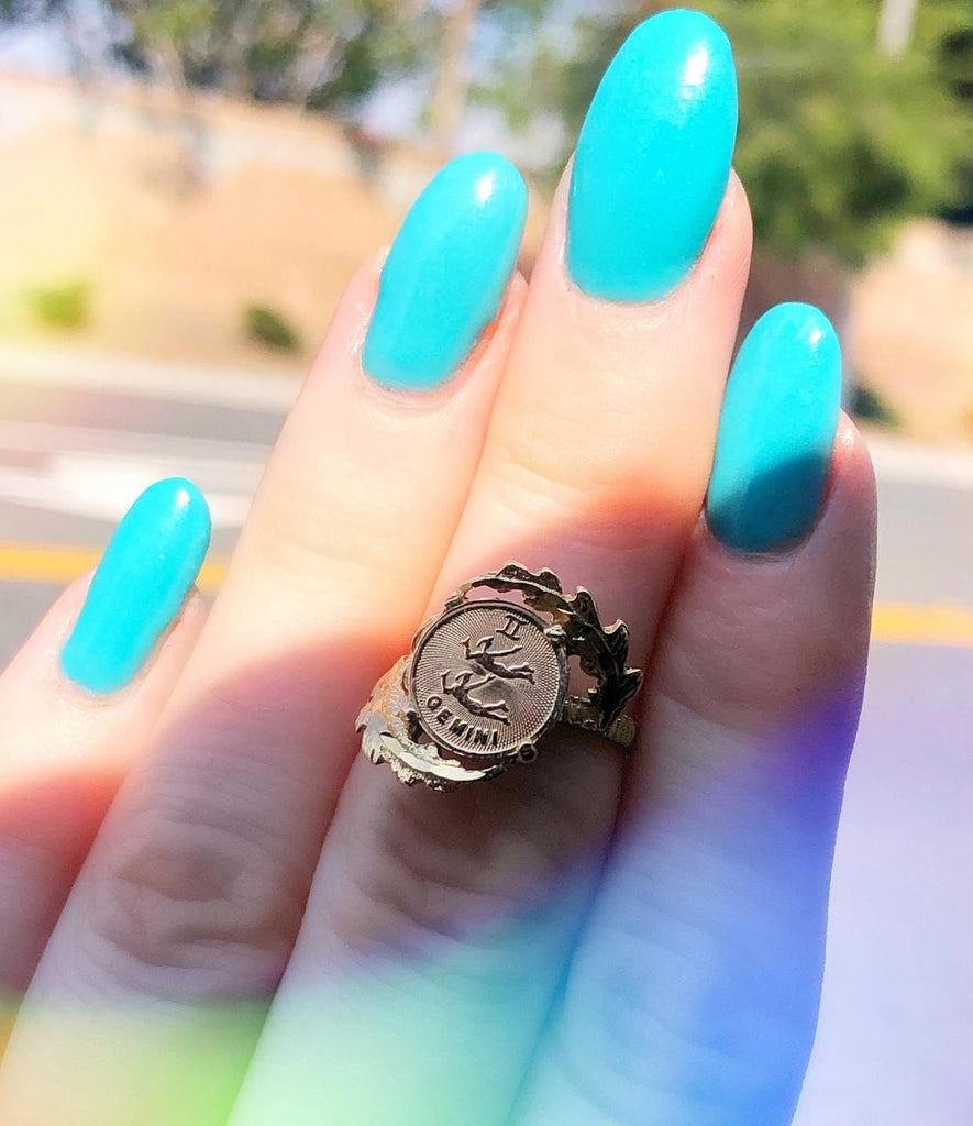 SOLD Gemini Zodiac Ring