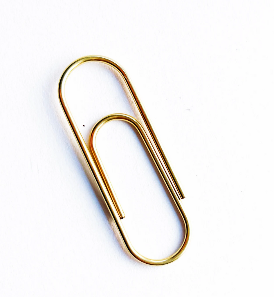 SOLD: 14k Gold Paperclip